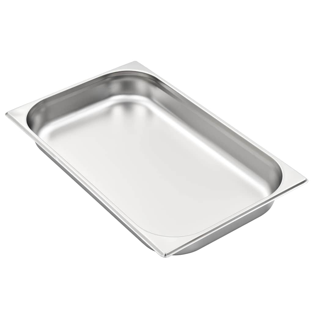 vidaXL Λεκάνες Gastronorm 4 τεμ. GN 1/1 65 χιλ. από Ανοξείδωτο Ατσάλι