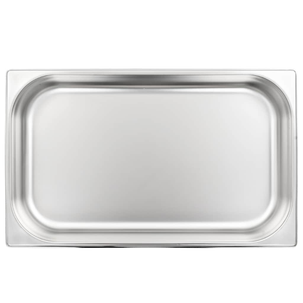 vidaXL Λεκάνες Gastronorm 4 τεμ. GN 1/1 65 χιλ. από Ανοξείδωτο Ατσάλι