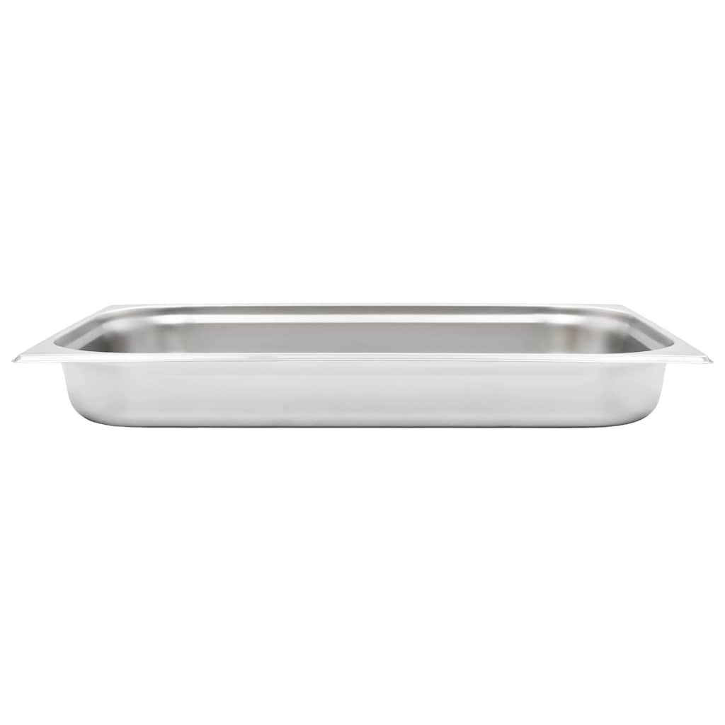 vidaXL Λεκάνες Gastronorm 4 τεμ. GN 1/1 65 χιλ. από Ανοξείδωτο Ατσάλι