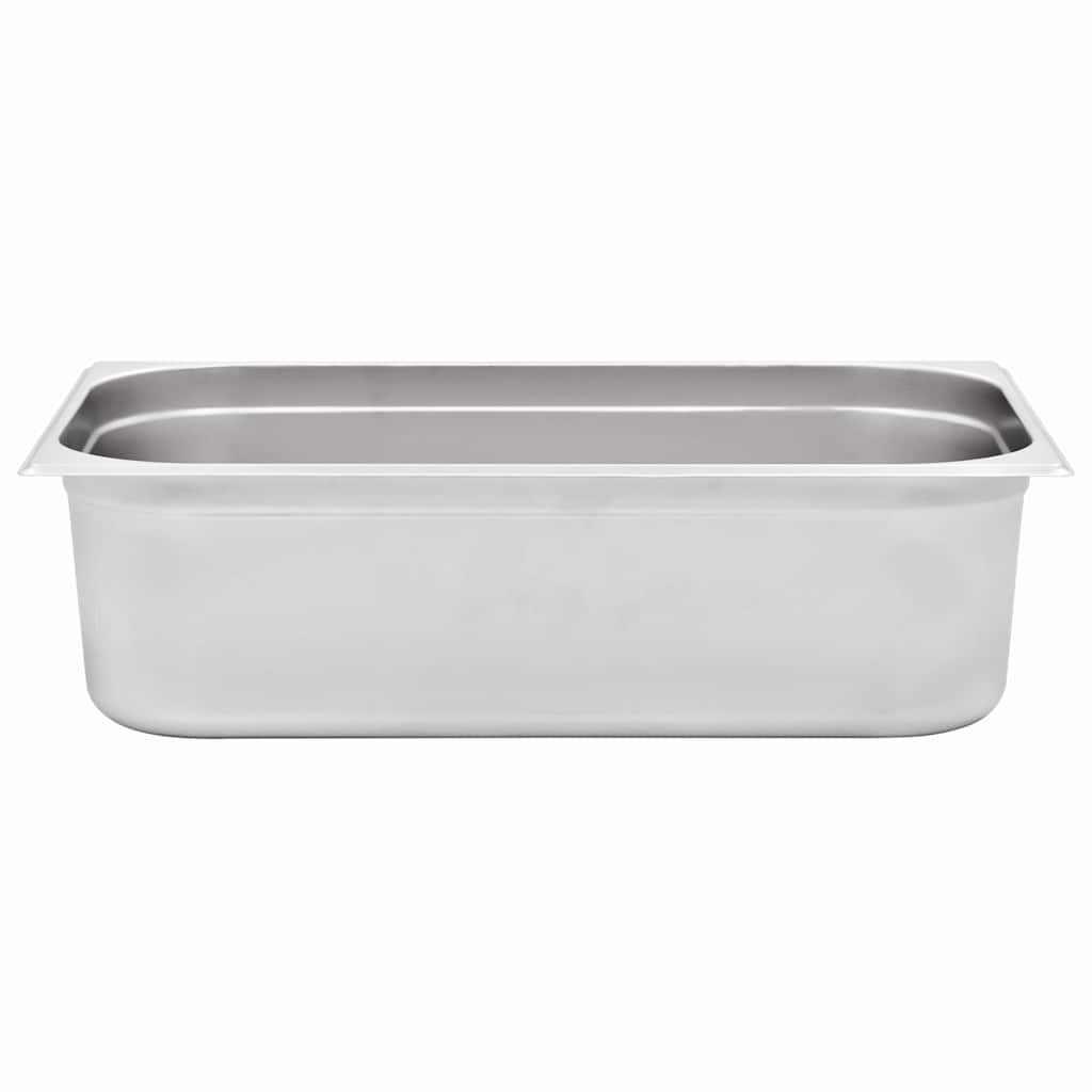 vidaXL Λεκάνες Gastronorm 2 τεμ. GN 1/1 150 χιλ. από Ανοξείδωτο Ατσάλι