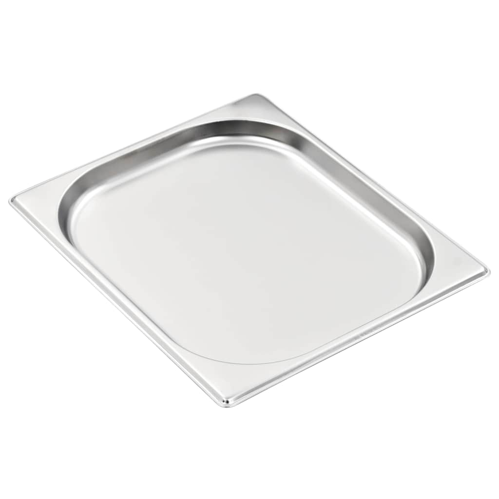 vidaXL Λεκάνες Gastronorm 8 τεμ. GN 1/2 20 χιλ. από Ανοξείδωτο Ατσάλι