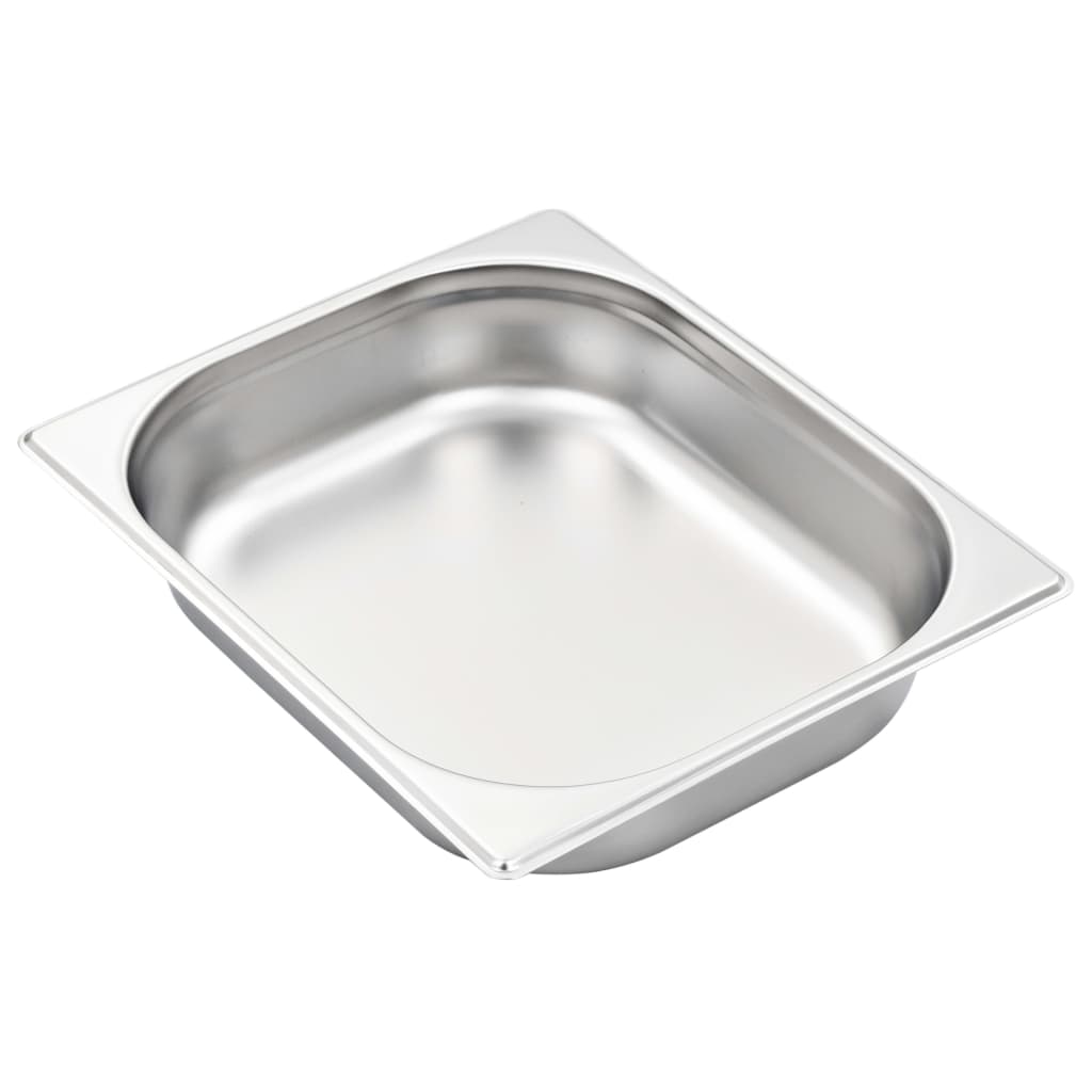 vidaXL Λεκάνες Gastronorm 4 τεμ. GN 1/2 65 χιλ. από Ανοξείδωτο Ατσάλι