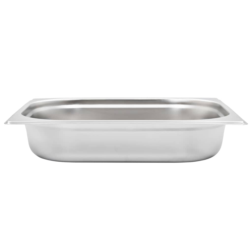 vidaXL Λεκάνες Gastronorm 4 τεμ. GN 1/2 65 χιλ. από Ανοξείδωτο Ατσάλι