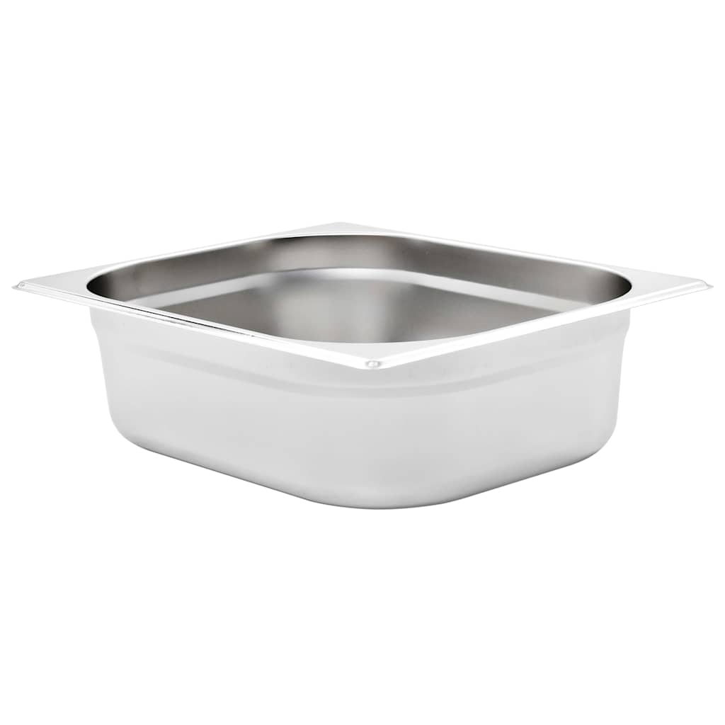 vidaXL Λεκάνες Gastronorm 4 τεμ. GN 1/2 100 χιλ. από Ανοξείδωτο Ατσάλι
