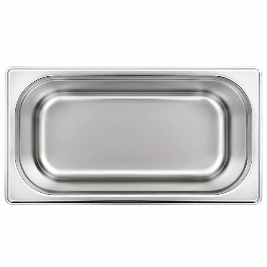 vidaXL Λεκάνες Gastronorm 4 τεμ. GN 1/3 150 χιλ. από Ανοξείδωτο Ατσάλι