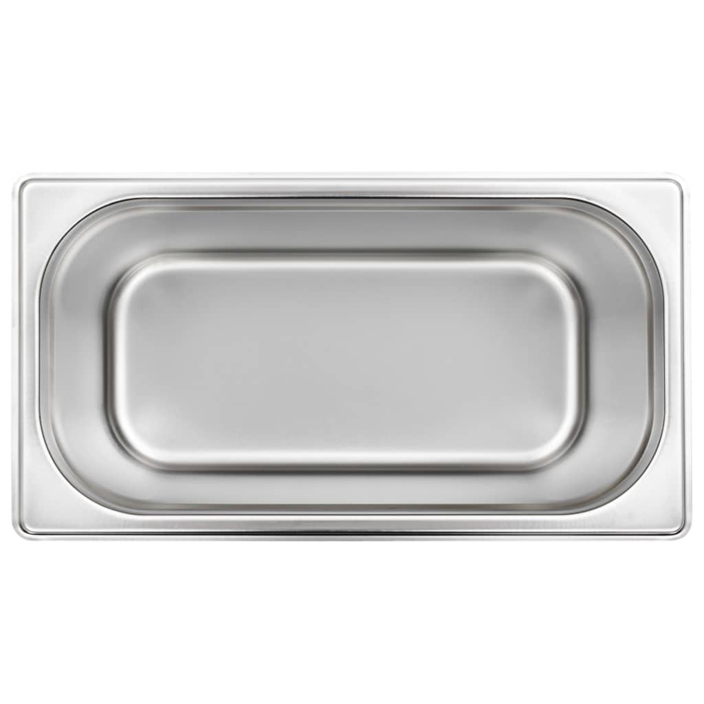 vidaXL Λεκάνες Gastronorm 4 τεμ. GN 1/3 200 χιλ. από Ανοξείδωτο Ατσάλι