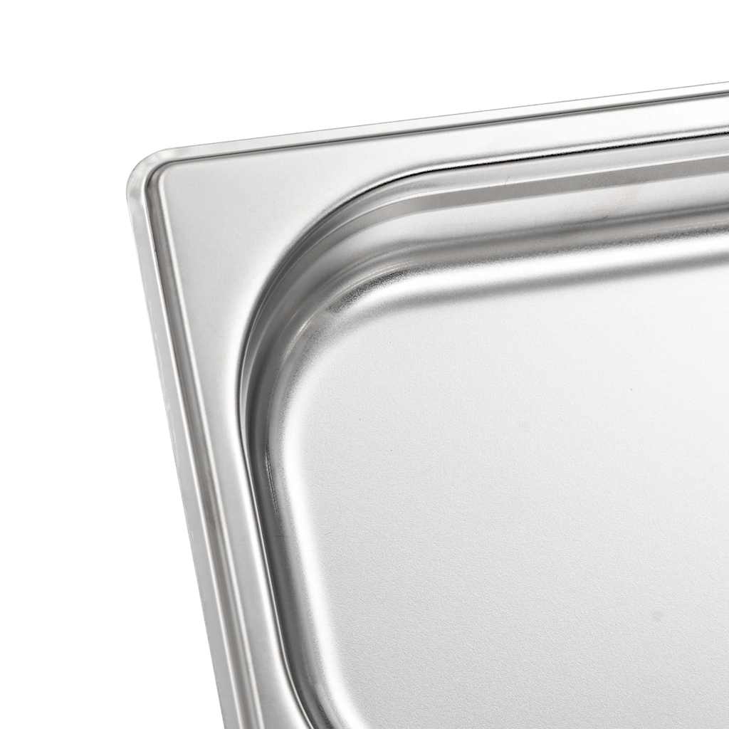 vidaXL Λεκάνες Gastronorm 12 τεμ. GN 1/4 40 χιλ. από Ανοξείδωτο Ατσάλι