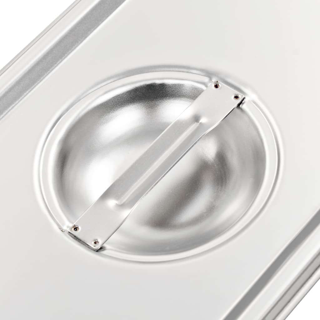 Καπάκια για Λεκάνες GN 1/4 4 τεμ. από Ανοξείδωτο Ατσάλι