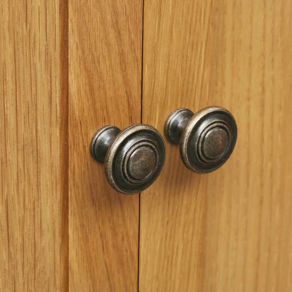 vidaXL Παπουτσοθήκη 76 x 37 x 105 εκ. από Μασίφ Ξύλο Δρυός