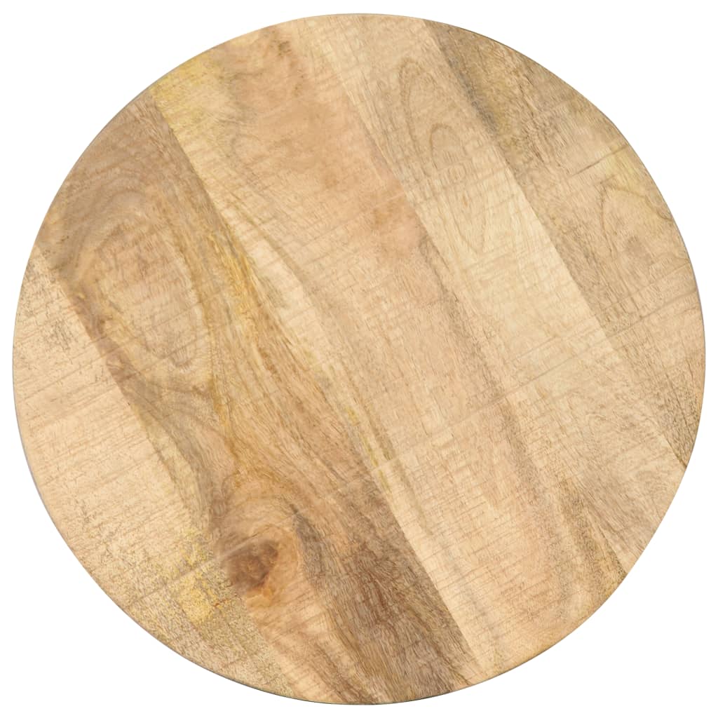 vidaXL Τραπέζι Βοηθητικό 45x(45-62) εκ. Μασίφ Ξύλο Μάνγκο/Χυτοσίδηρος