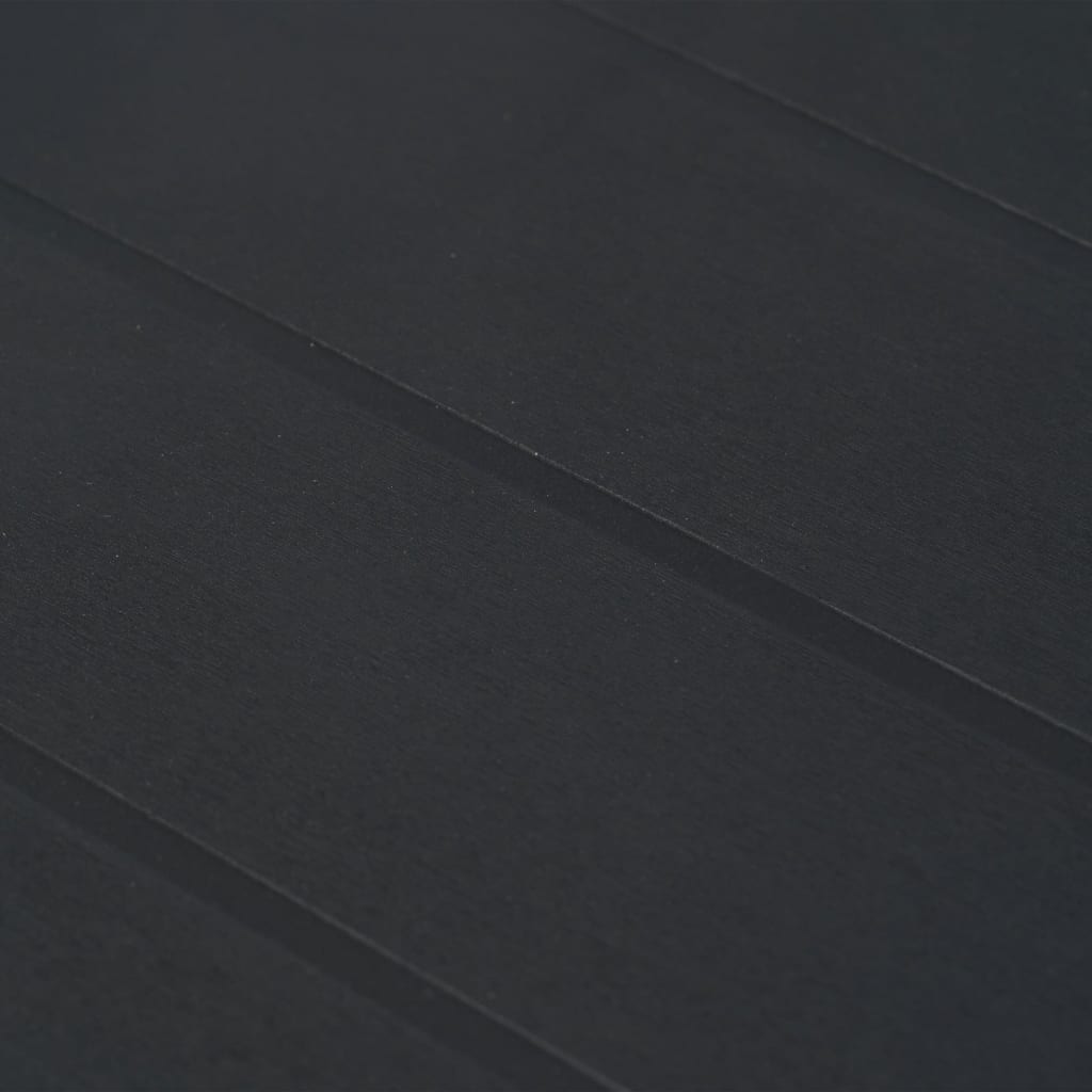 vidaXL Τραπέζι Κήπου Ανθρακί με Εμφάνιση Ρατάν 150x90x72 εκ. Πλαστικό