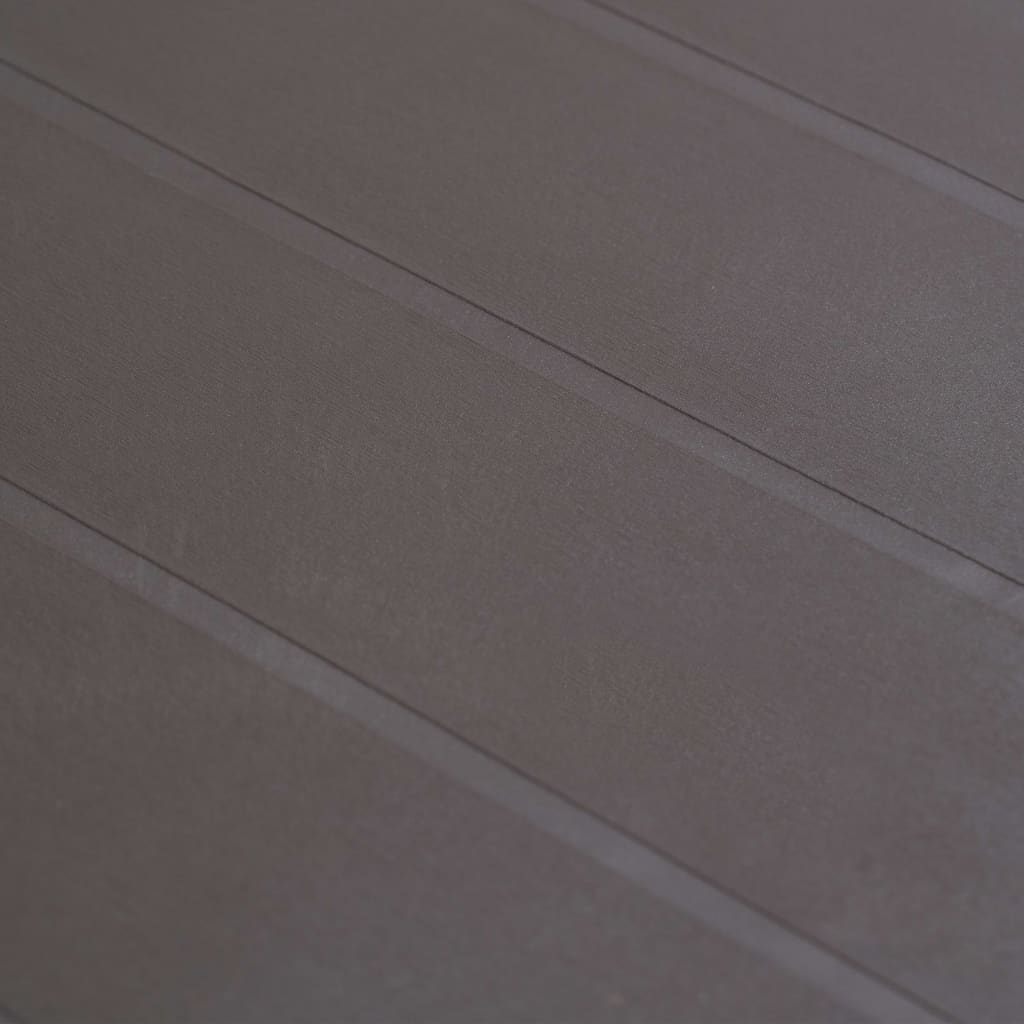 vidaXL Τραπέζι Κήπου Καφέ με Εμφάνιση Ρατάν 150x90x72 εκ. Πλαστικό