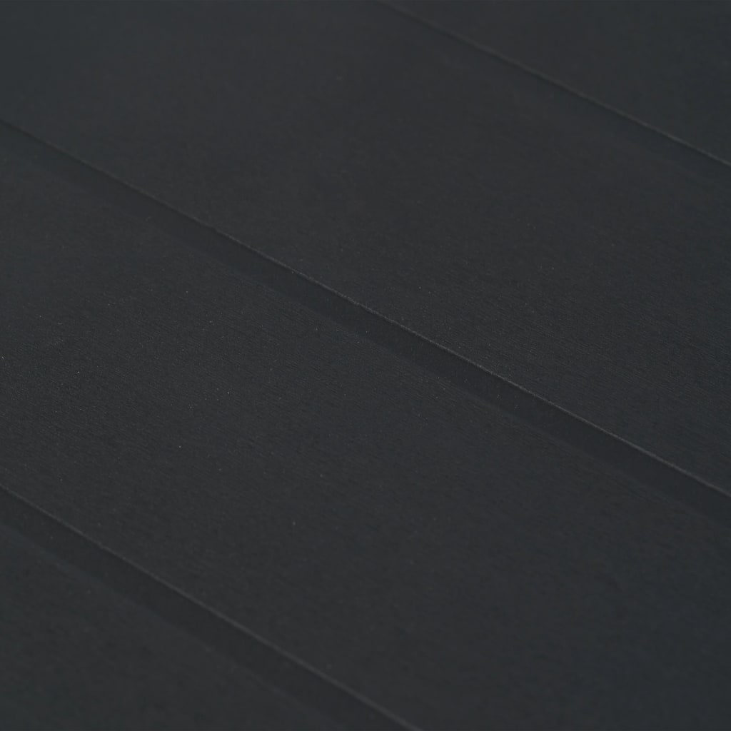 vidaXL Τραπέζι Κήπου Ανθρακί με Εμφάνιση Ρατάν 220x90x72 εκ. Πλαστικό