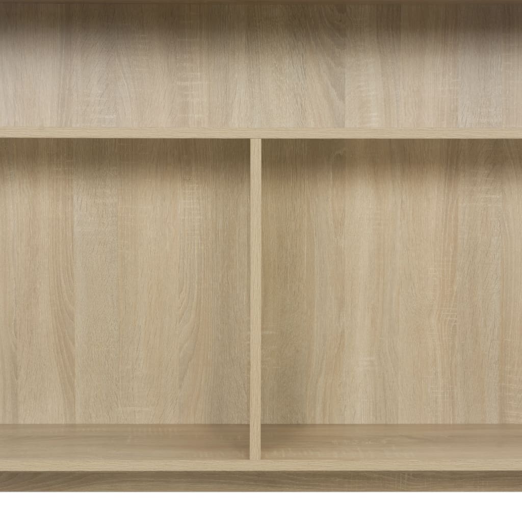 vidaXL Τραπέζι Μπαρ με 2 Επιφάνειες Χρώμα Δρυός 130 x 40 x 120 εκ.