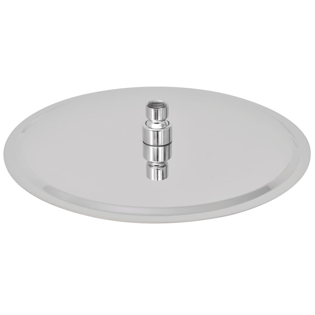 vidaXL Κεφαλή Nτους Βροχή 2 τεμ. Ø 30 εκ. από Ανοξείδωτο Ατσάλι