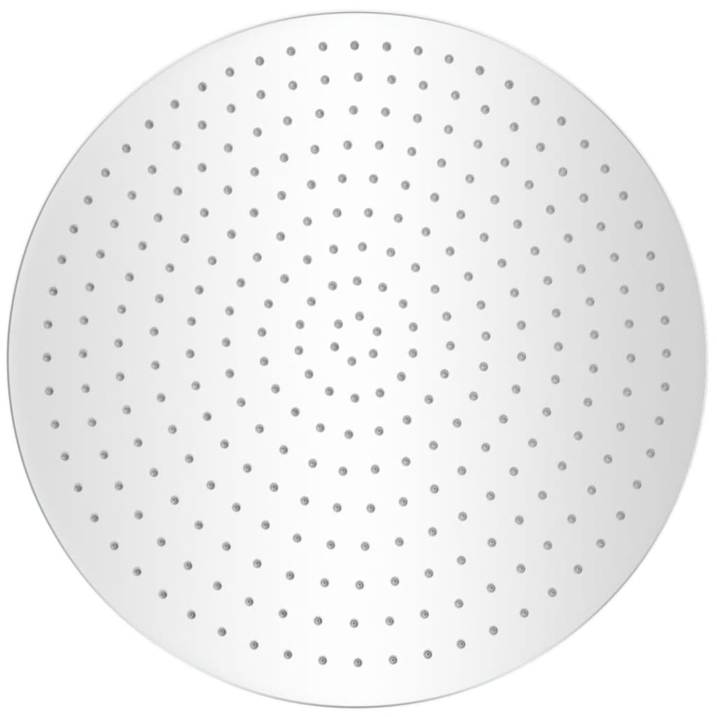 vidaXL Κεφαλή Nτους Βροχή 2 τεμ. Ø 50 εκ. από Ανοξείδωτο Ατσάλι