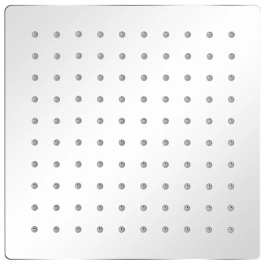 vidaXL Κεφαλή Nτους Βροχή 2 τεμ. 20 x 20 εκ. από Ανοξείδωτο Ατσάλι