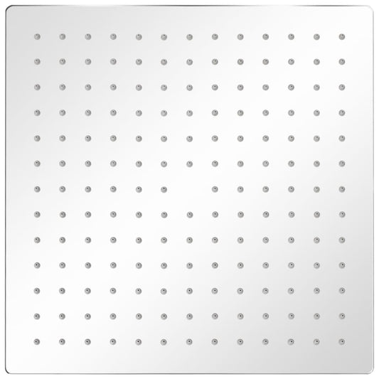 vidaXL Κεφαλή Nτους Βροχή 2 τεμ. 30 x 30 εκ. από Ανοξείδωτο Ατσάλι