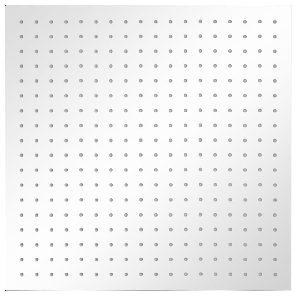 vidaXL Κεφαλή Nτους Βροχή 2 τεμ. 50 x 50 εκ. από Ανοξείδωτο Ατσάλι