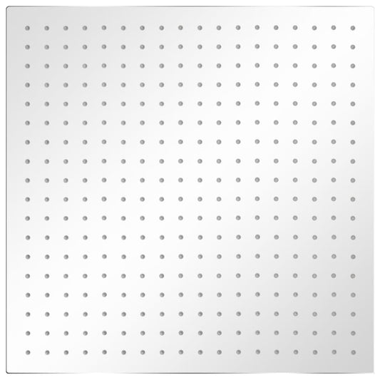 vidaXL Κεφαλή Nτους Βροχή 2 τεμ. 50 x 50 εκ. από Ανοξείδωτο Ατσάλι