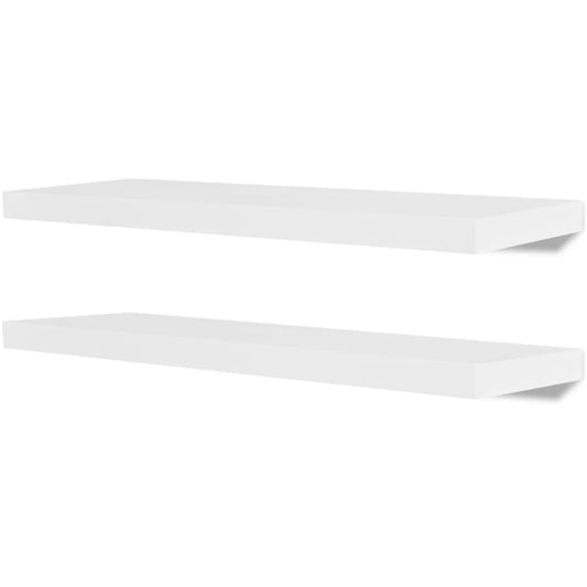vidaXL Ράφια Τοίχου 4 τεμ. Λευκά 80 εκ.
