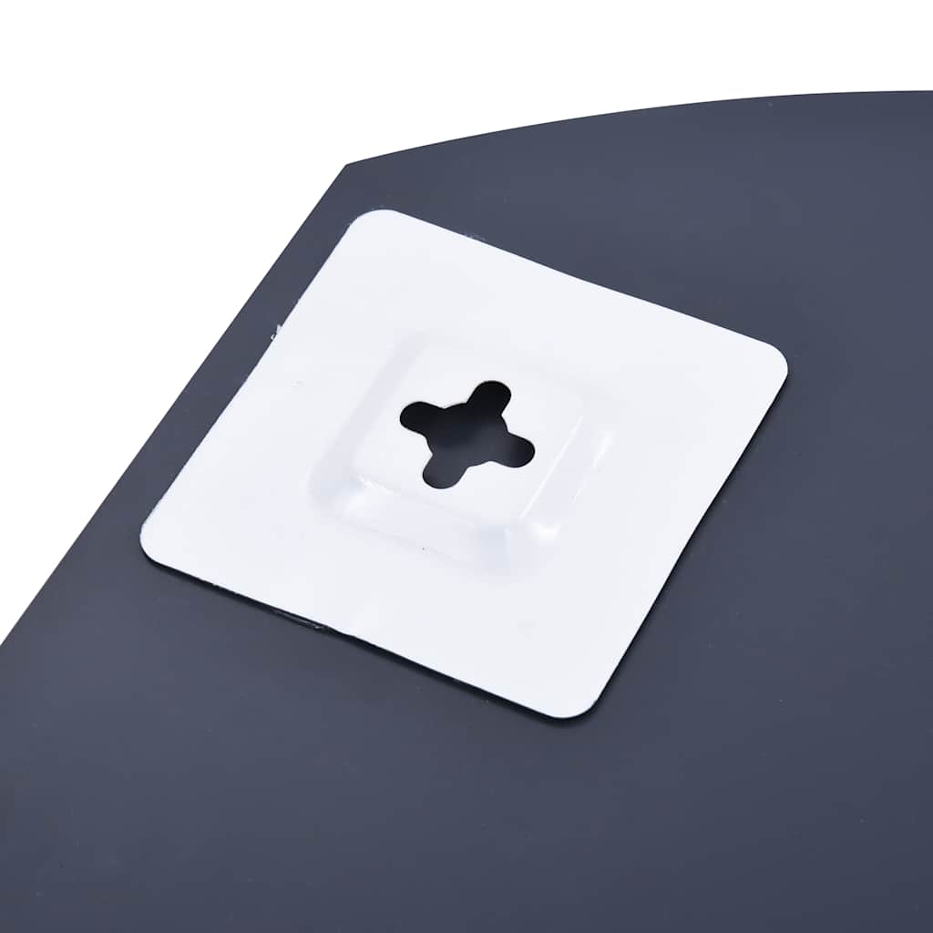 vidaXL Καθρέφτης Τοίχου με Ράφι 20 x 40 εκ. από Ψημένο Γυαλί