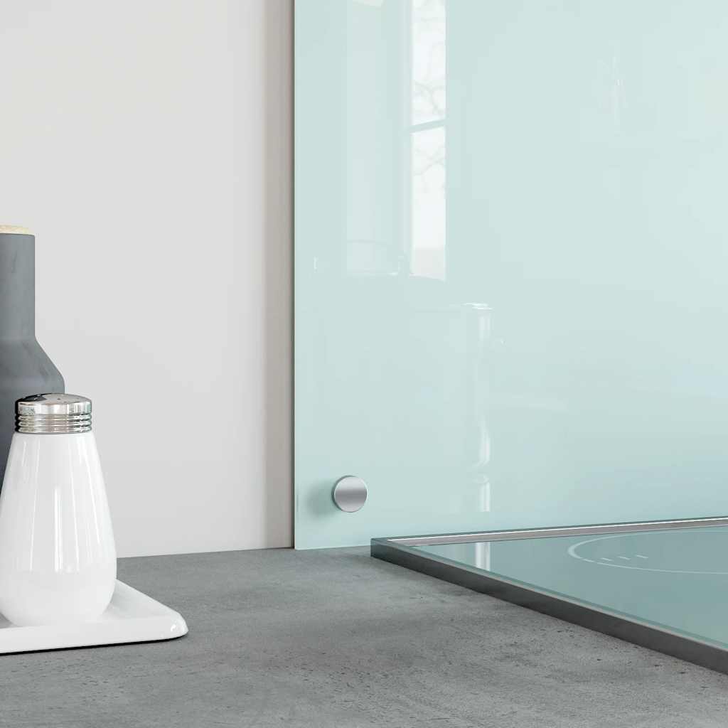 vidaXL Πλάτη Κουζίνας Λευκή 70 x 60 εκ. από Ψημένο Γυαλί