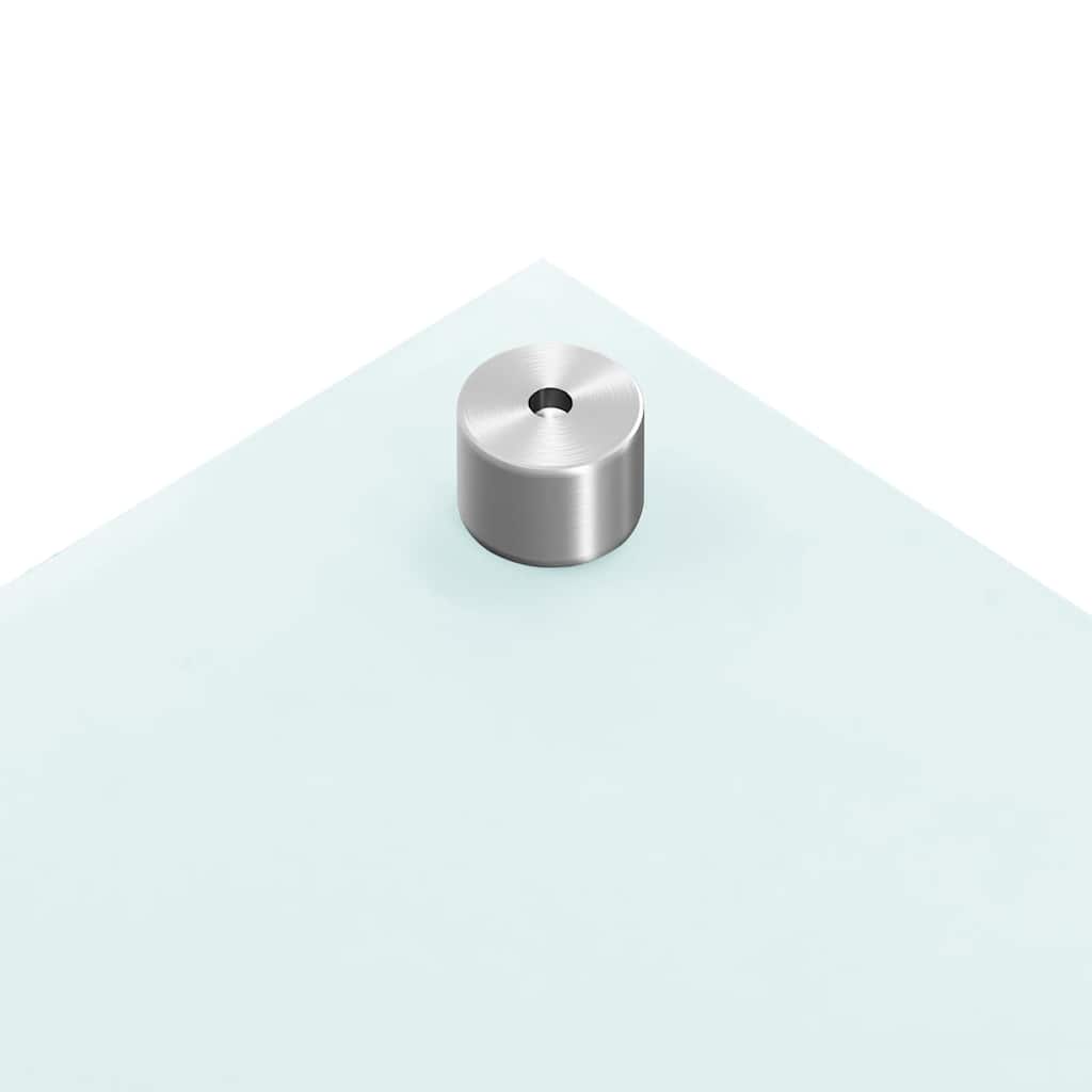 vidaXL Πλάτη Κουζίνας Λευκή 80 x 50 εκ. από Ψημένο Γυαλί