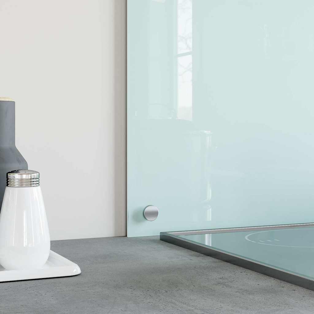 vidaXL Πλάτη Κουζίνας Λευκή 90 x 50 εκ. από Ψημένο Γυαλί