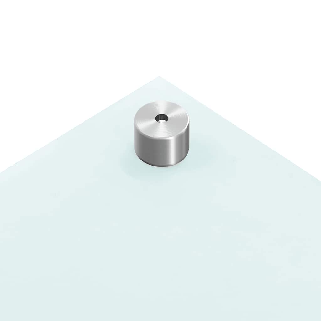 vidaXL Πλάτη Κουζίνας Λευκή 90 x 50 εκ. από Ψημένο Γυαλί