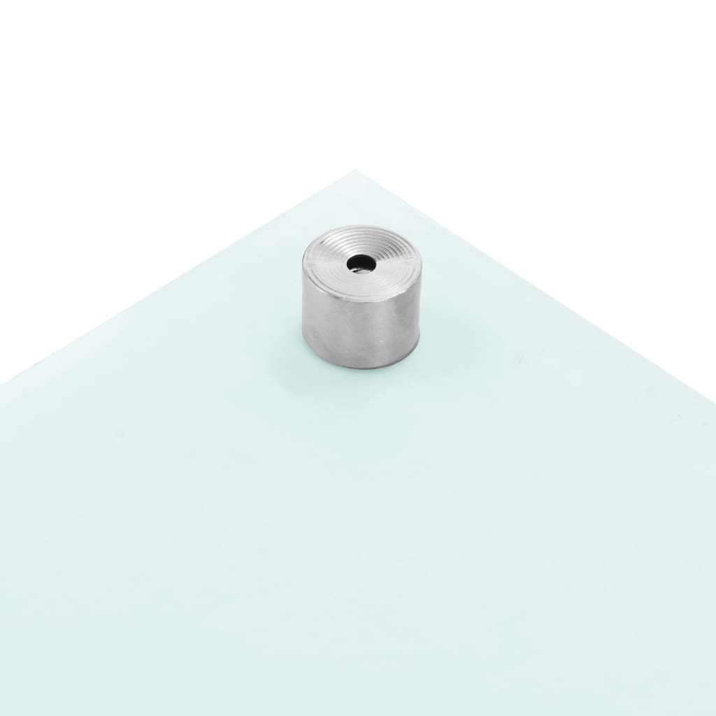 vidaXL Πλάτη Κουζίνας Λευκή 100 x 40 εκ. από Ψημένο Γυαλί