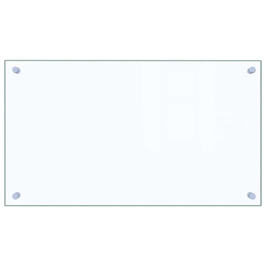 vidaXL Πλάτη Κουζίνας Διαφανής 70 x 40 εκ. από Ψημένο Γυαλί