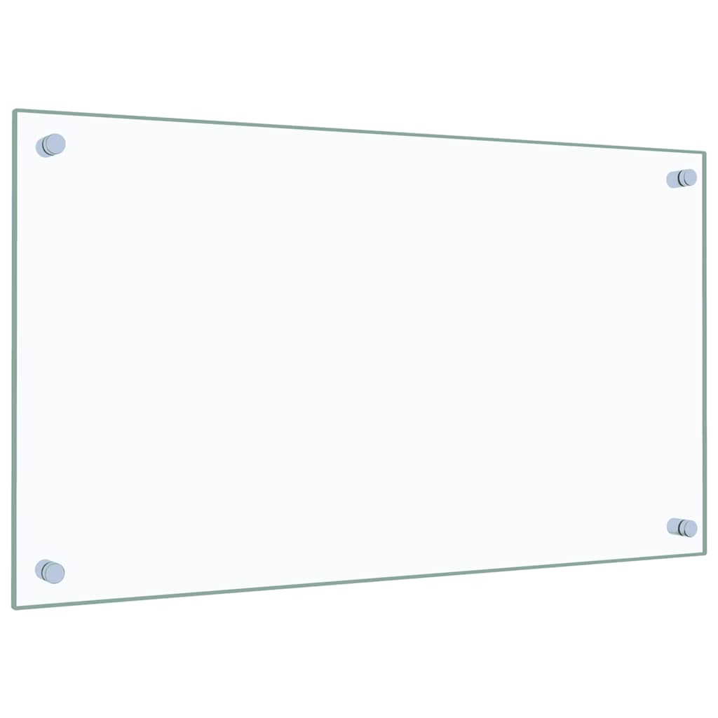 vidaXL Πλάτη Κουζίνας Διαφανής 70 x 40 εκ. από Ψημένο Γυαλί