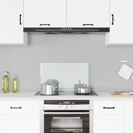 vidaXL Πλάτη Κουζίνας Διαφανής 70 x 40 εκ. από Ψημένο Γυαλί