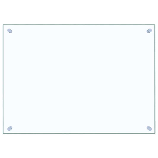 vidaXL Πλάτη Κουζίνας Διαφανής 70 x 50 εκ. από Ψημένο Γυαλί