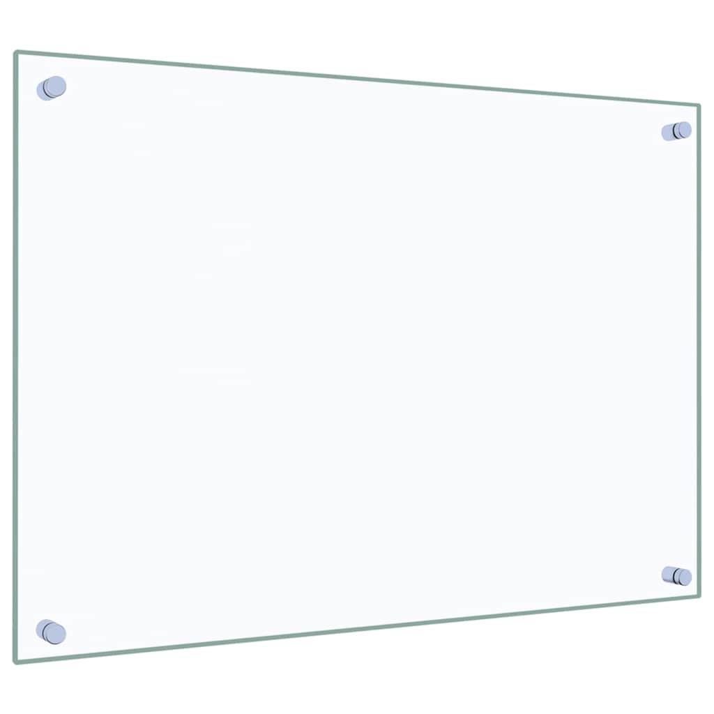 vidaXL Πλάτη Κουζίνας Διαφανής 70 x 50 εκ. από Ψημένο Γυαλί