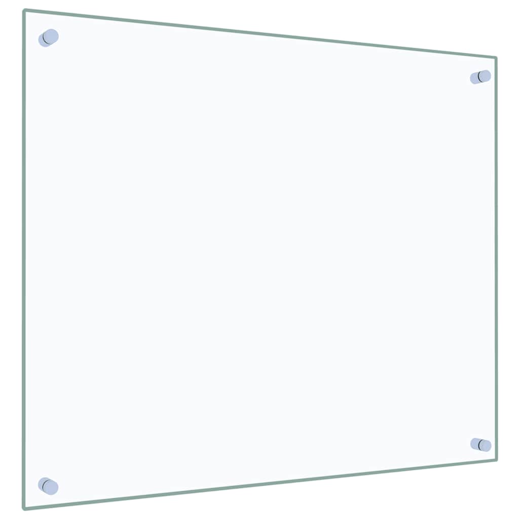 vidaXL Πλάτη Κουζίνας Διαφανής 70 x 60 εκ. από Ψημένο Γυαλί