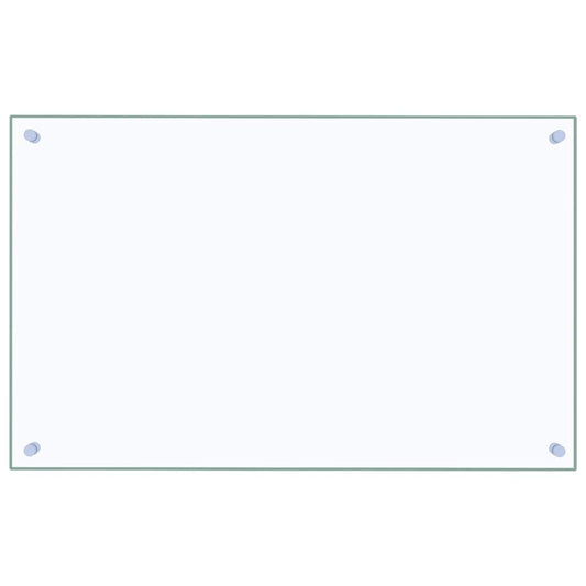 vidaXL Πλάτη Κουζίνας Διαφανής 80 x 50 εκ. από Ψημένο Γυαλί