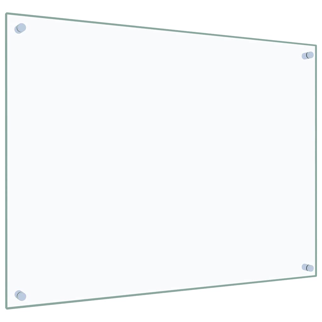 vidaXL Πλάτη Κουζίνας Διαφανής 80 x 60 εκ. από Ψημένο Γυαλί