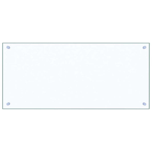 vidaXL Πλάτη Κουζίνας Διαφανής 90 x 40 εκ. από Ψημένο Γυαλί