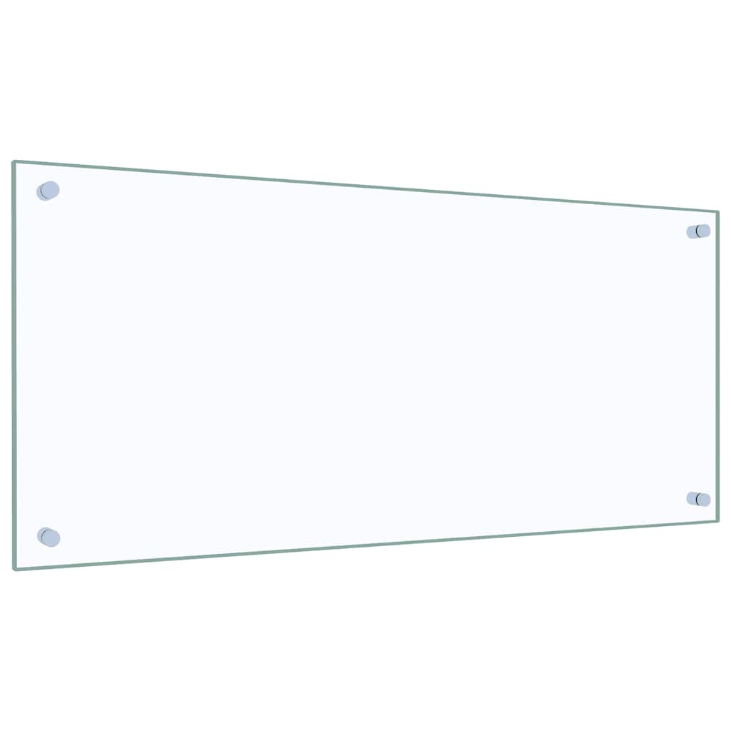 vidaXL Πλάτη Κουζίνας Διαφανής 90 x 40 εκ. από Ψημένο Γυαλί