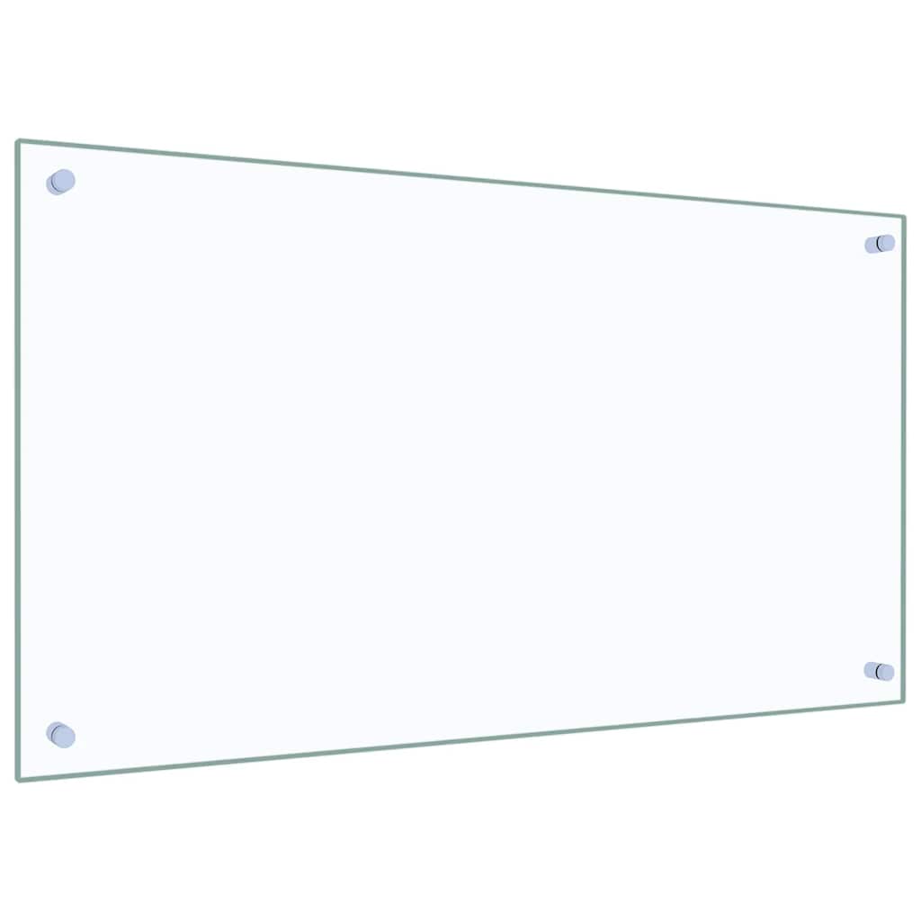 vidaXL Πλάτη Κουζίνας Διαφανής 90 x 50 εκ. από Ψημένο Γυαλί