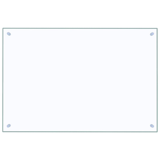 vidaXL Πλάτη Κουζίνας Διαφανής 90 x 60 εκ. από Ψημένο Γυαλί