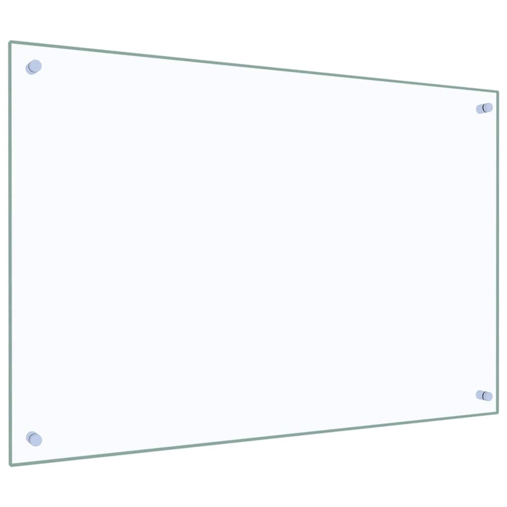 vidaXL Πλάτη Κουζίνας Διαφανής 90 x 60 εκ. από Ψημένο Γυαλί