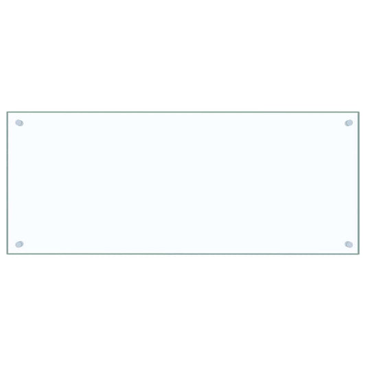 vidaXL Πλάτη Κουζίνας Διαφανής 100 x 40 εκ. από Ψημένο Γυαλί