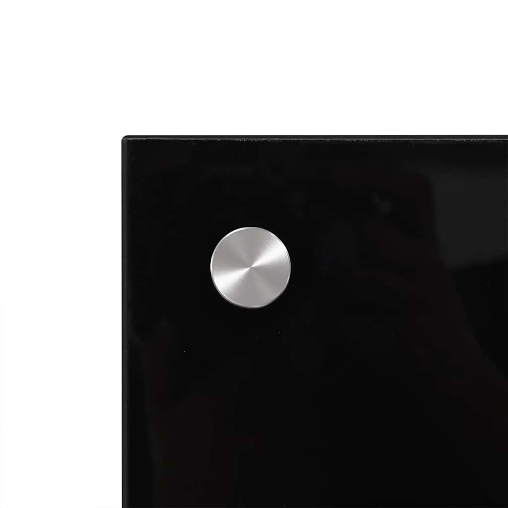 vidaXL Πλάτη Κουζίνας Μαύρη 70 x 40 εκ. από Ψημένο Γυαλί