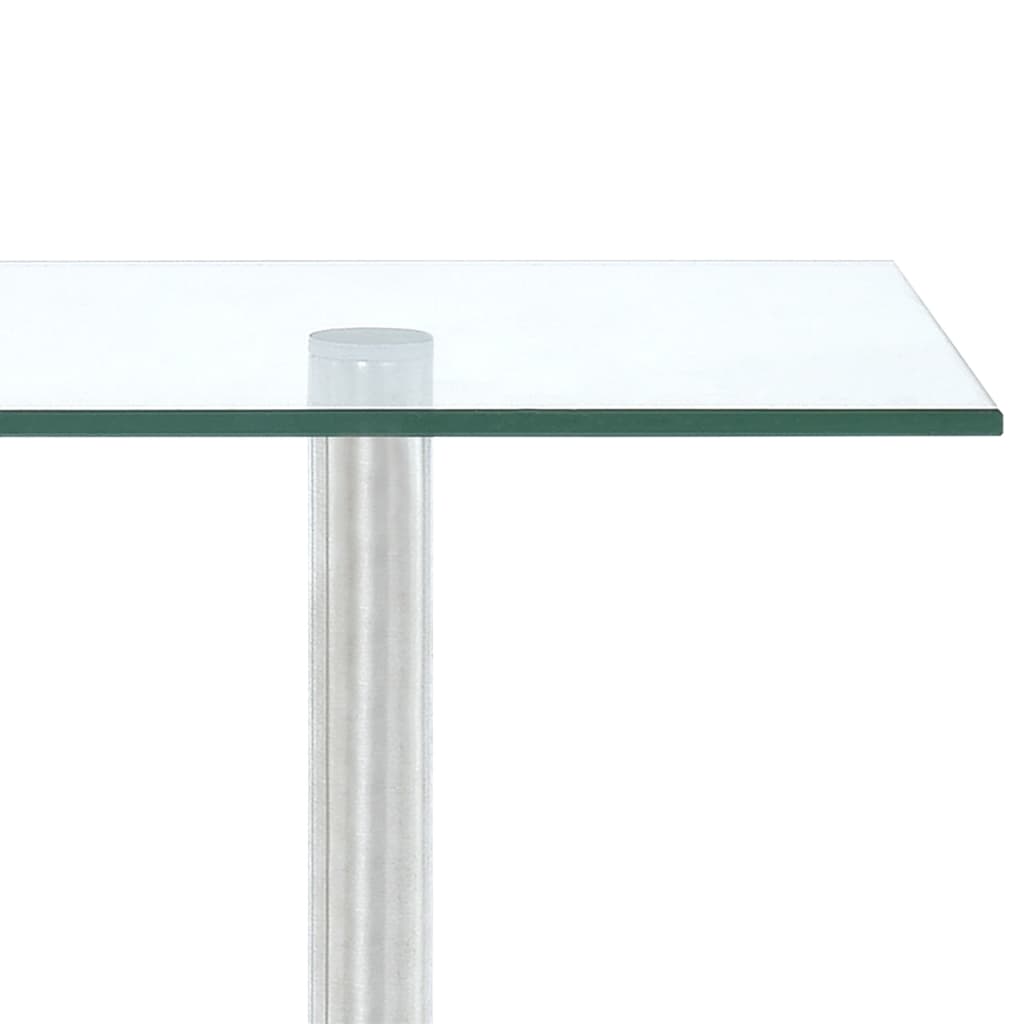 vidaXL Ράφι Κουζίνας Γωνιακό Τριώροφο από Ψημένο Γυαλί