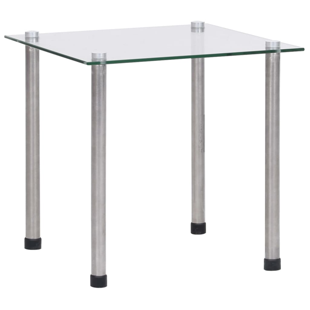 vidaXL Τραπεζάκια Ζιγκόν Σετ 3 τεμ. Διαφανή από Ψημένο Γυαλί