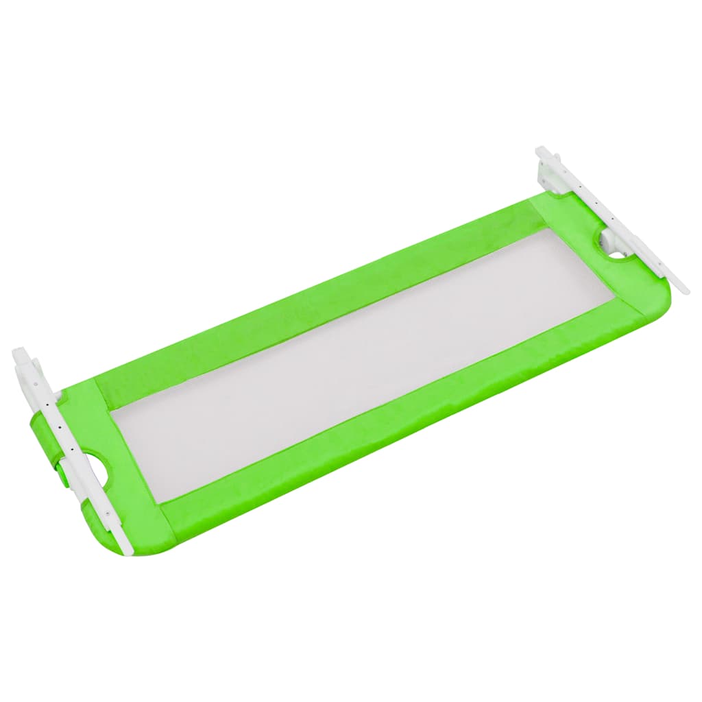 vidaXL Μπάρα Κρεβατιού Προστατευτική Πράσινη 120x42 εκ. από Πολυεστέρα