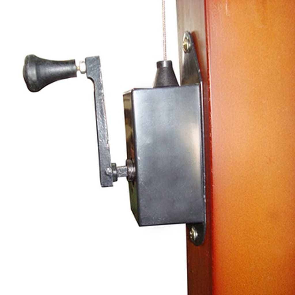 vidaXL Ομπρέλα Κρεμαστή Λευκή 300 x 400 εκ.